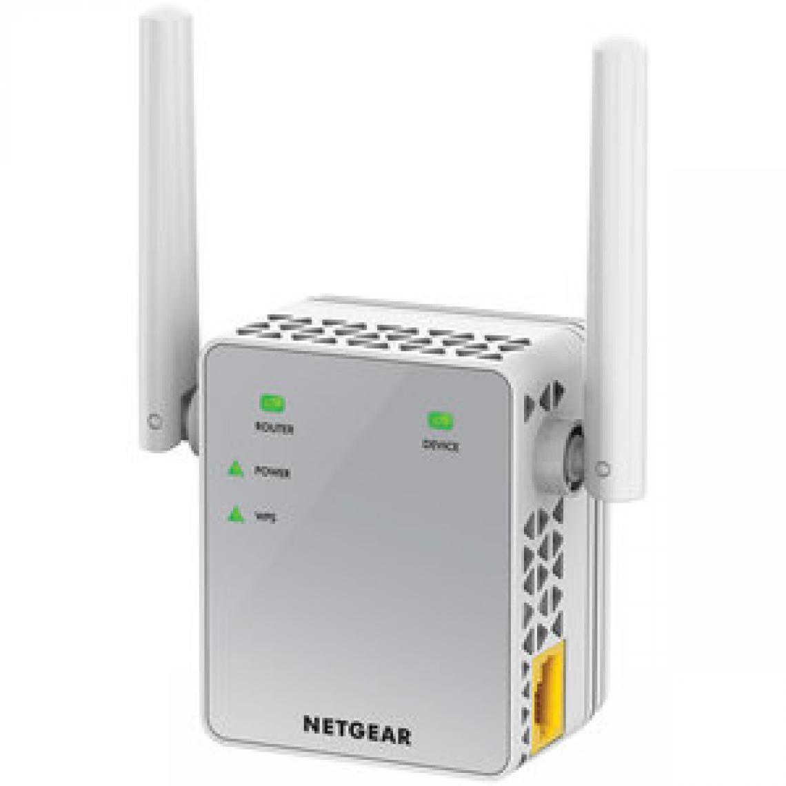 Netgear - Netgear EX3700-100PES prolongateur réseau Blanc - Répéteur Wifi