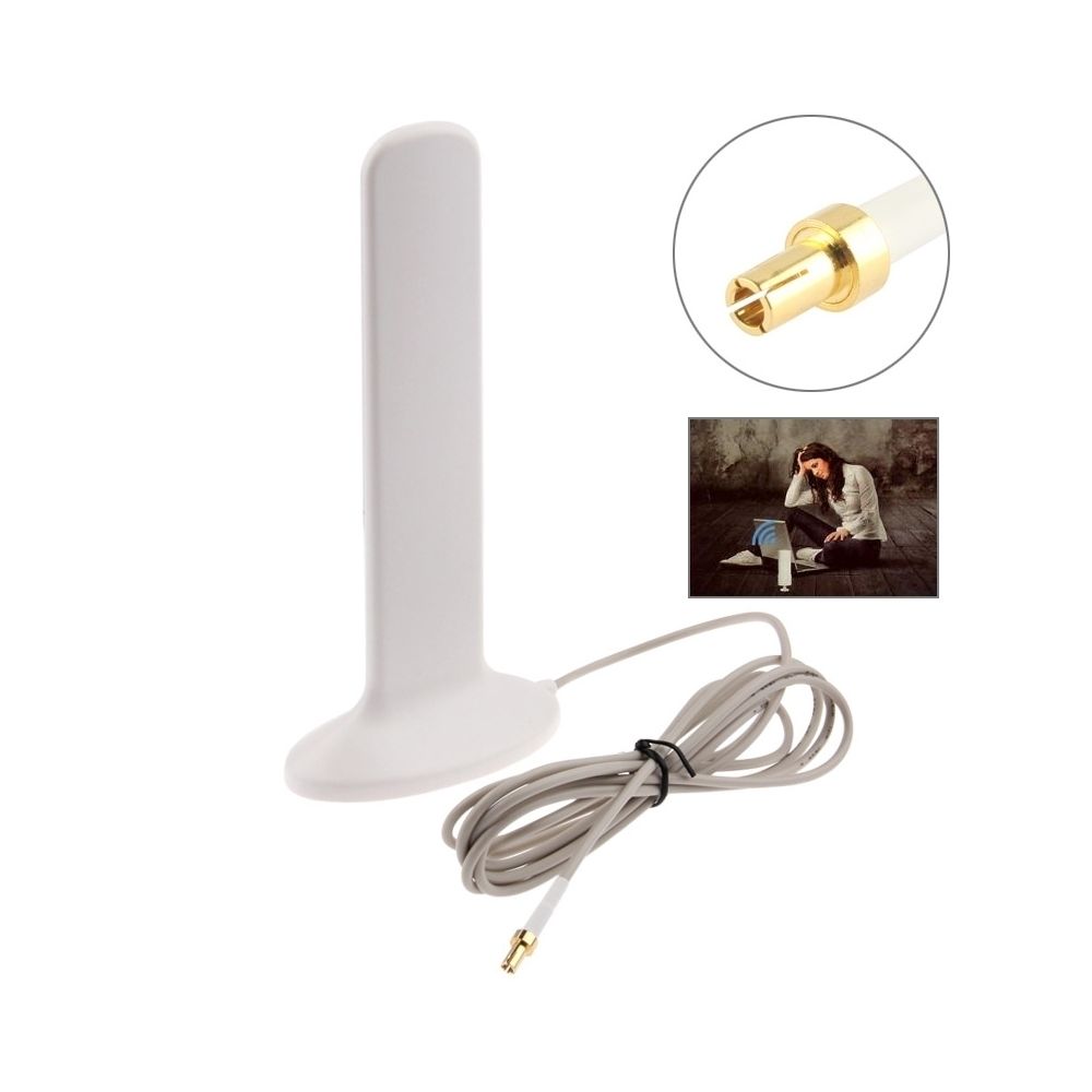 Wewoo - Antenne blanc pour Huawei Connecteur TS9 4G Phone - Antenne WiFi