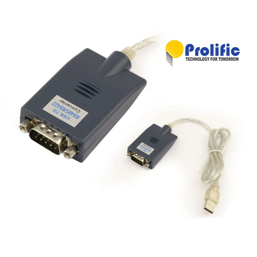 Kalea-Informatique - Convertisseur USB vers RS422 RS485 CHIPSET PROLIFIC - Permet le montage d'un materiel série RS-485 ou RS-422 (fil à fil ou par fiche DB9) sur un simple port USB - Switch