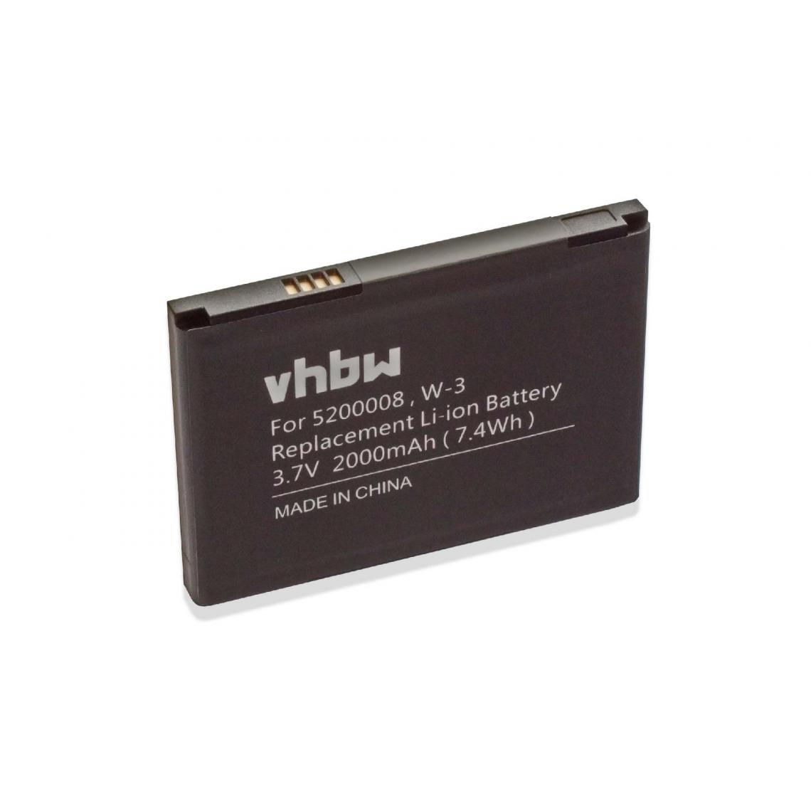 Vhbw - vhbw Li-Ion batterie 2000mAh (3.7V) pour votre router mobile hotspot Netgear Aircard AC785S - Modem / Routeur / Points d'accès