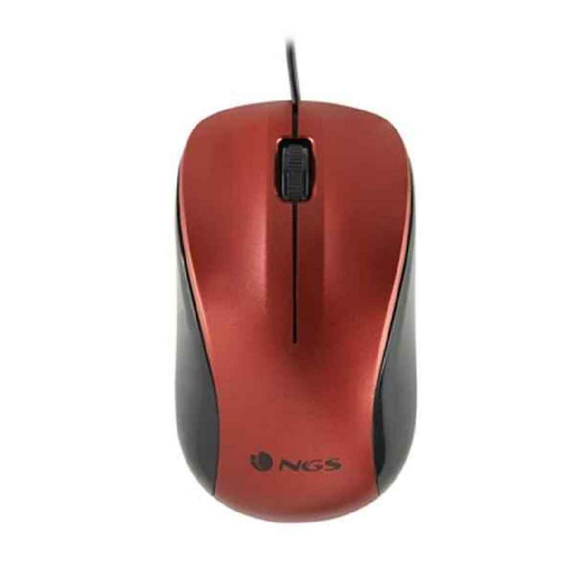 Ngs - Souris Optique NGS WIRED 1200 DPI Rouge - Souris