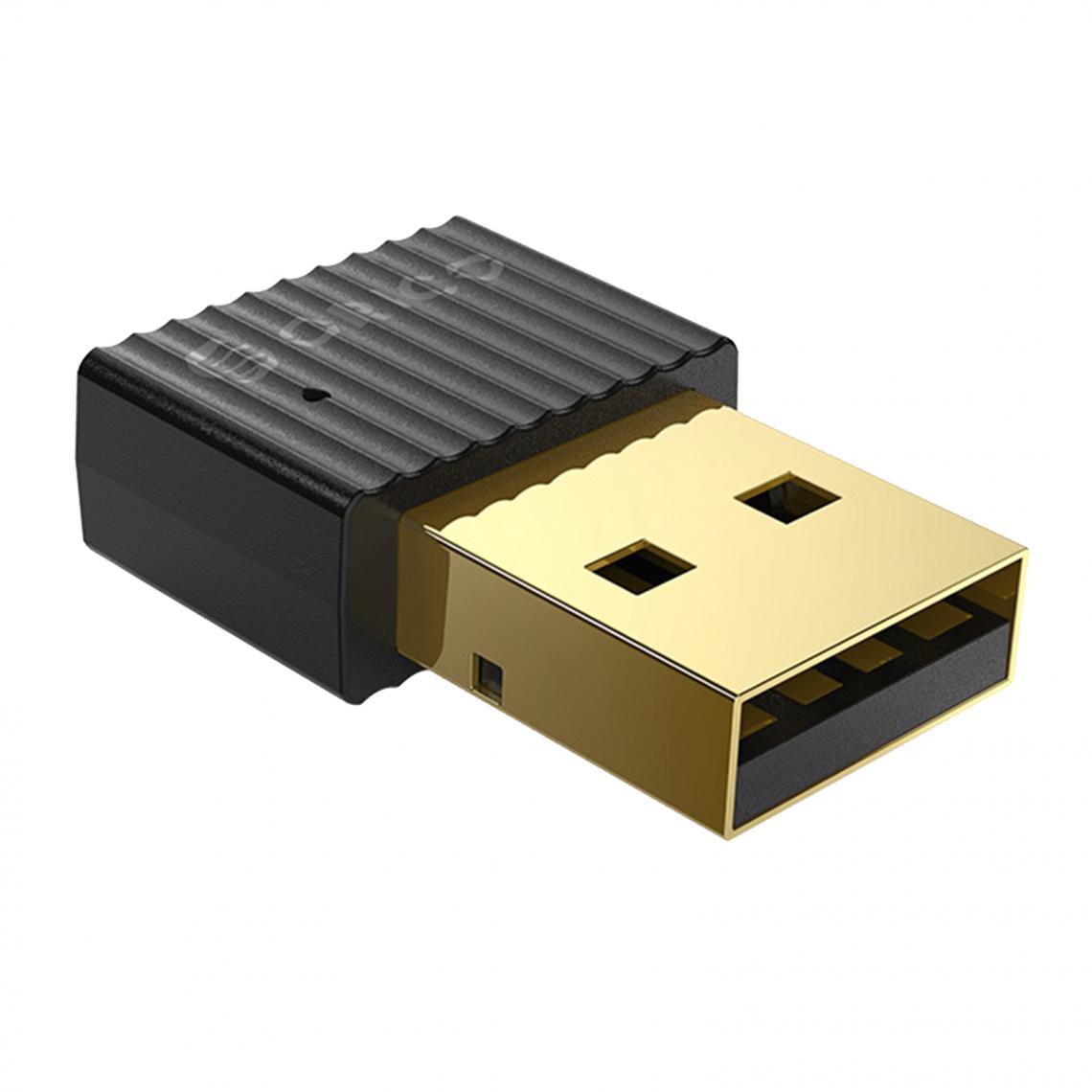 marque generique - Dongle Adaptateur Bluetooth à Faible Latence Pour Haut-parleurs De Casque De Souris Bluetooth Noir - Clé USB Wifi