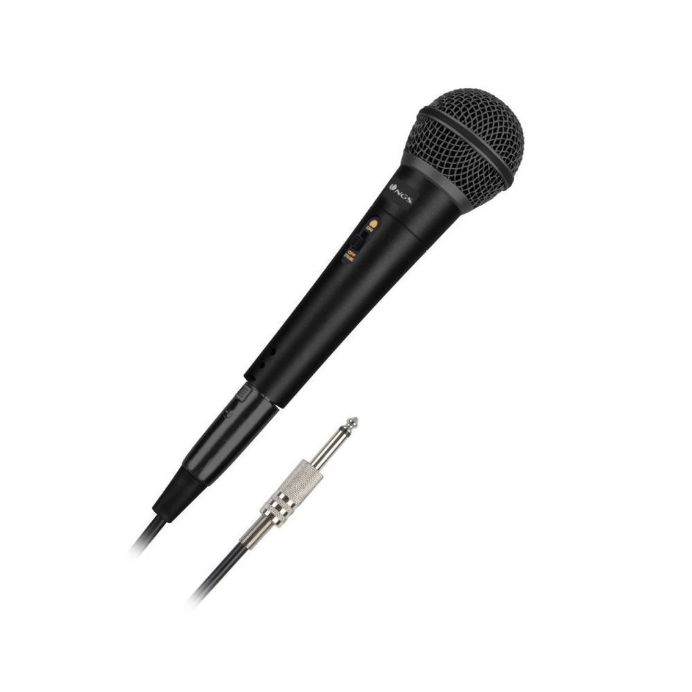 Ngs - Microphone NGS SINGER METAL 3 m Noir - Microphone PC