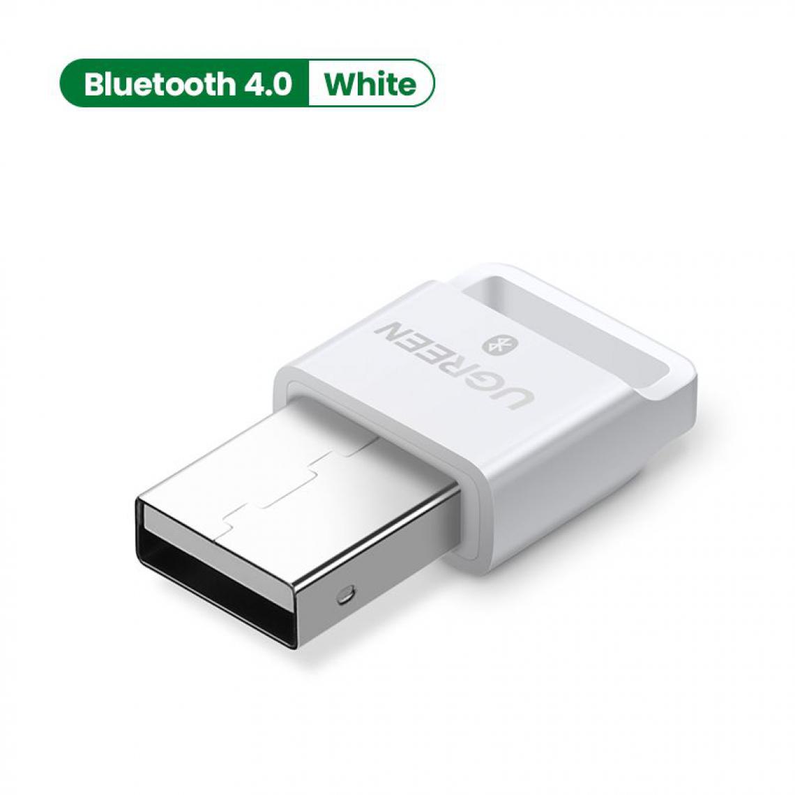 Generic -  Aadaptateur Usb Bluetooth 4.0 , Dongle 4.0 pour Pc - Blanc  - Clé USB Wifi