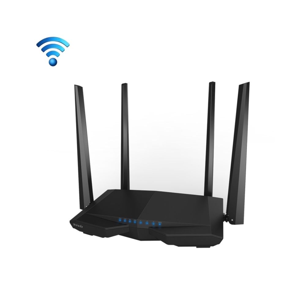 Wewoo - Routeur noir Smart Sans Fil Dual-Band 5 GHz 867 Mbps + 2.4 GHz 300 Mbps WiFi avec 4 * 5dBi Antennes Externes - Modem / Routeur / Points d'accès