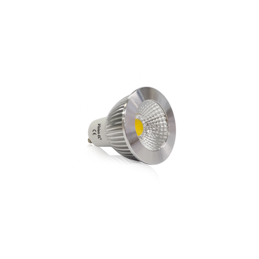 Vision-El - Ampoule LED GU10 Spot 5W Dimmable 4000 K Aluminium 75 - Ampoules LED