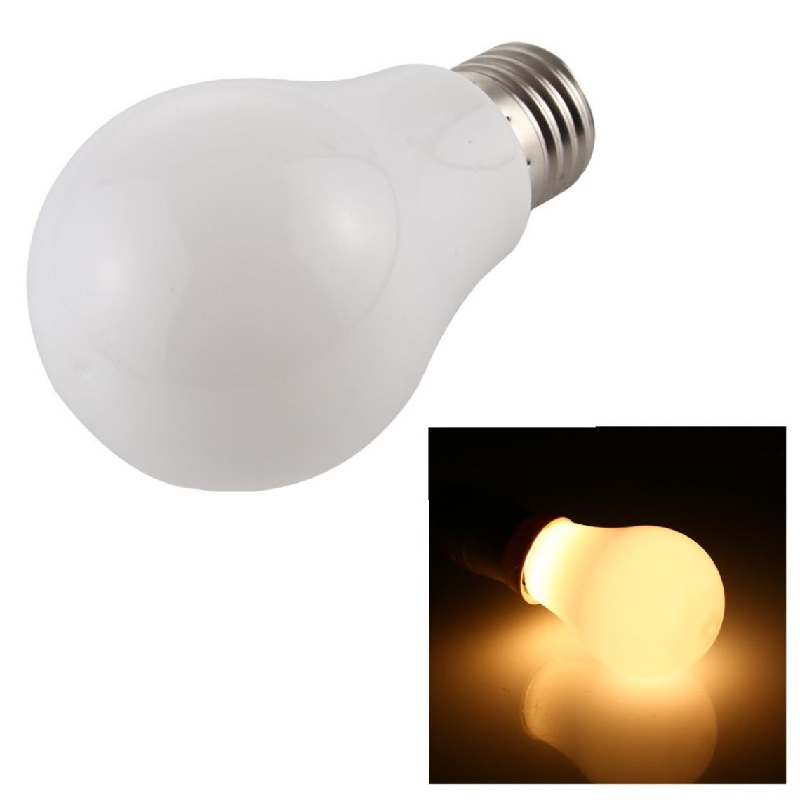 Wewoo - 7W 500LM E27 2835 28LEDs Ampoule à économie d'énergie LED sans scintillementcouleur de la lumière blanc chaudAC 85-265V - Ampoules LED
