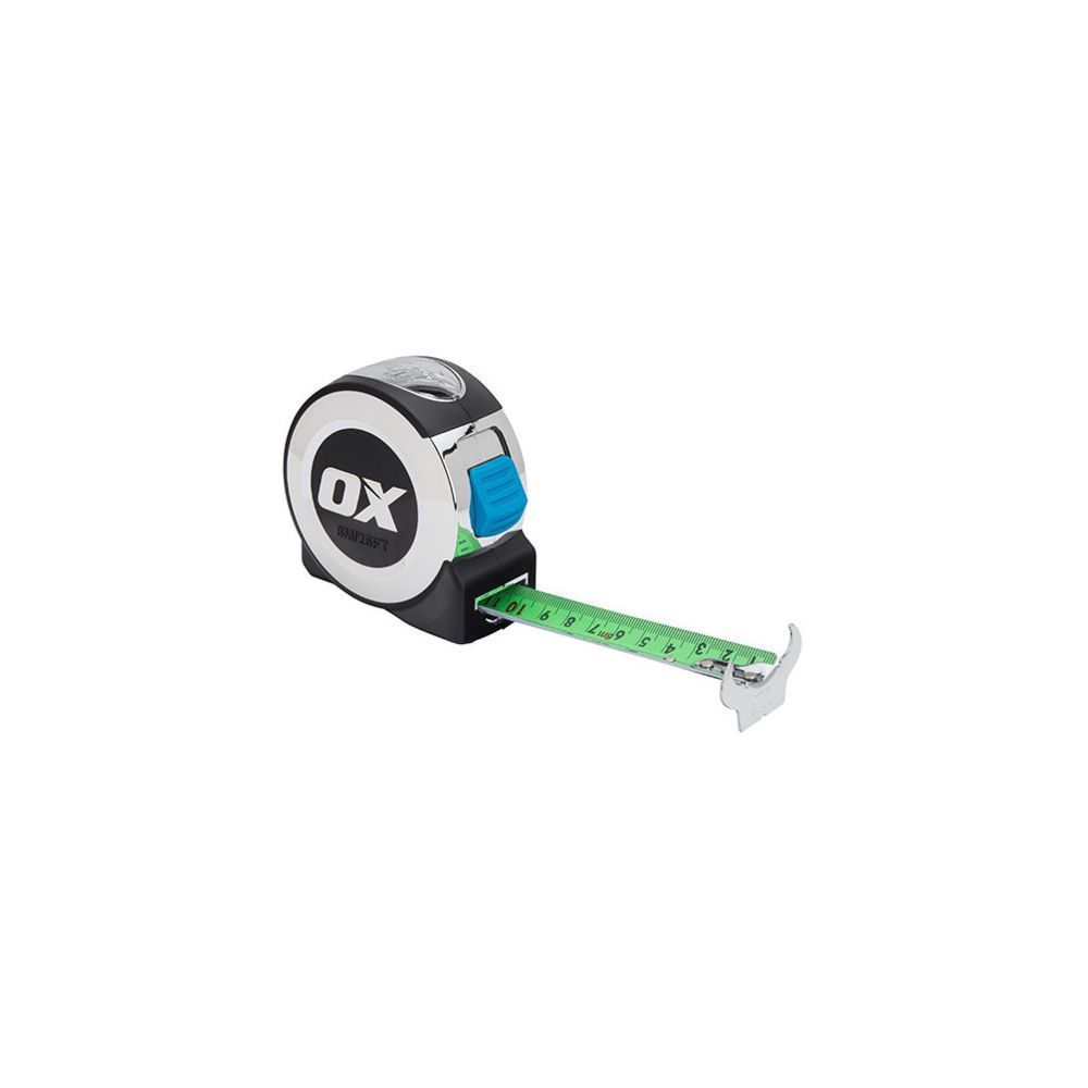 Ox - Mètre ruban 8 m - OXP020908 - OX Pro - Niveaux lasers
