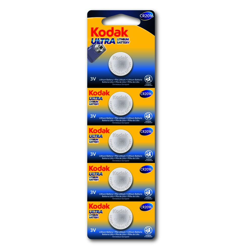 Kodak - KODAK - Pile - Ultra Lithium - CR 2016 - pack de 5-- - Piles standard