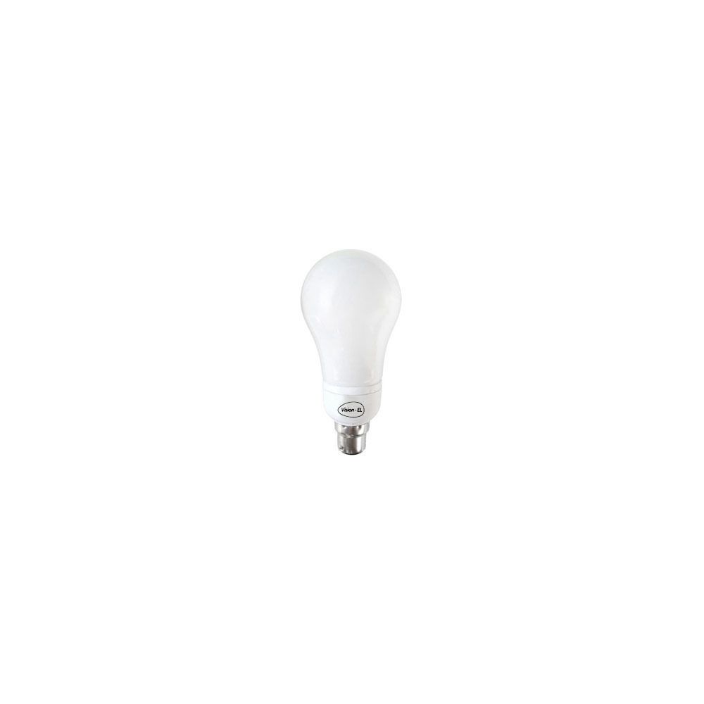 Vision-El - ampoule fluocompacte b22 9 watts forme poire - Ampoules LED