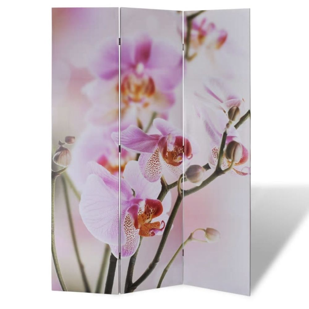 Vidaxl - Paravent 120 x 180 fleurs | Multicolore - Cloisons