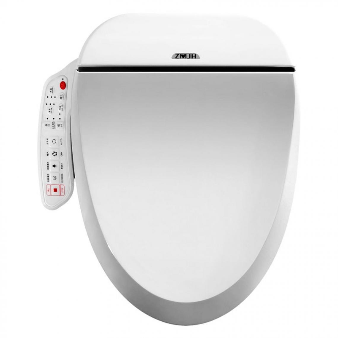 Wewoo - Toilette japonaise WC japonais intelligent Couvercle de nettoyeur de chasse d'eau à automatique de salle de bains de ménage MONAIpetite version courte - Abattant WC