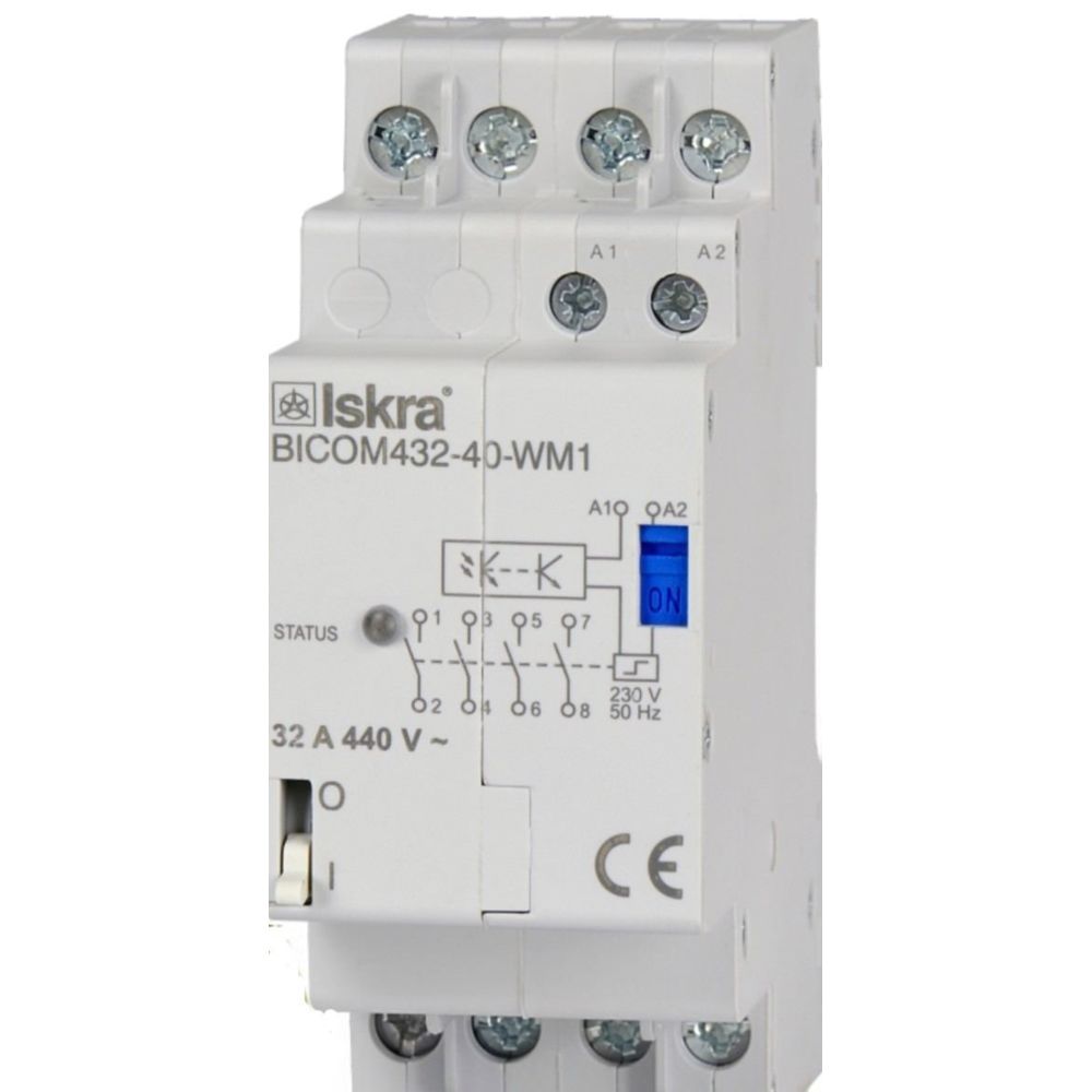 Iskra - Commutateur bi-stable 32A pour Smart Meter avec contrôle infrarouge - Iskra - Autres équipements modulaires