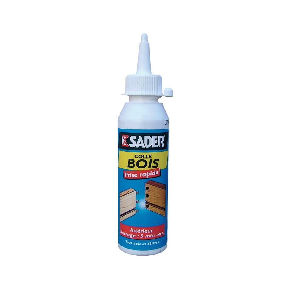 Sader - SADER - Colle à bois prise rapide - biberon 100 g - Mastic, silicone, joint