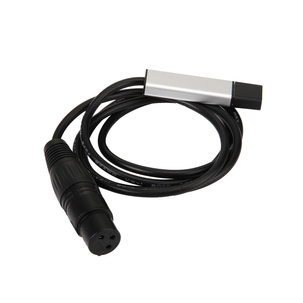 Wewoo - Câble adaptateur 1 m USB 2.0 vers DMX512 - Fiches électriques
