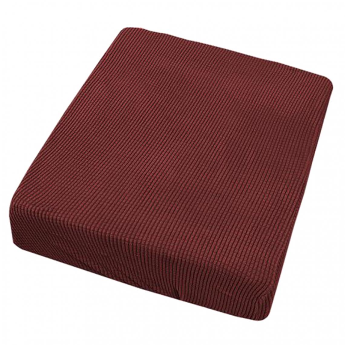 marque generique - Housses de coussin de siège de canapé extensibles rouges, housse de canapé 3 places - Tiroir coulissant