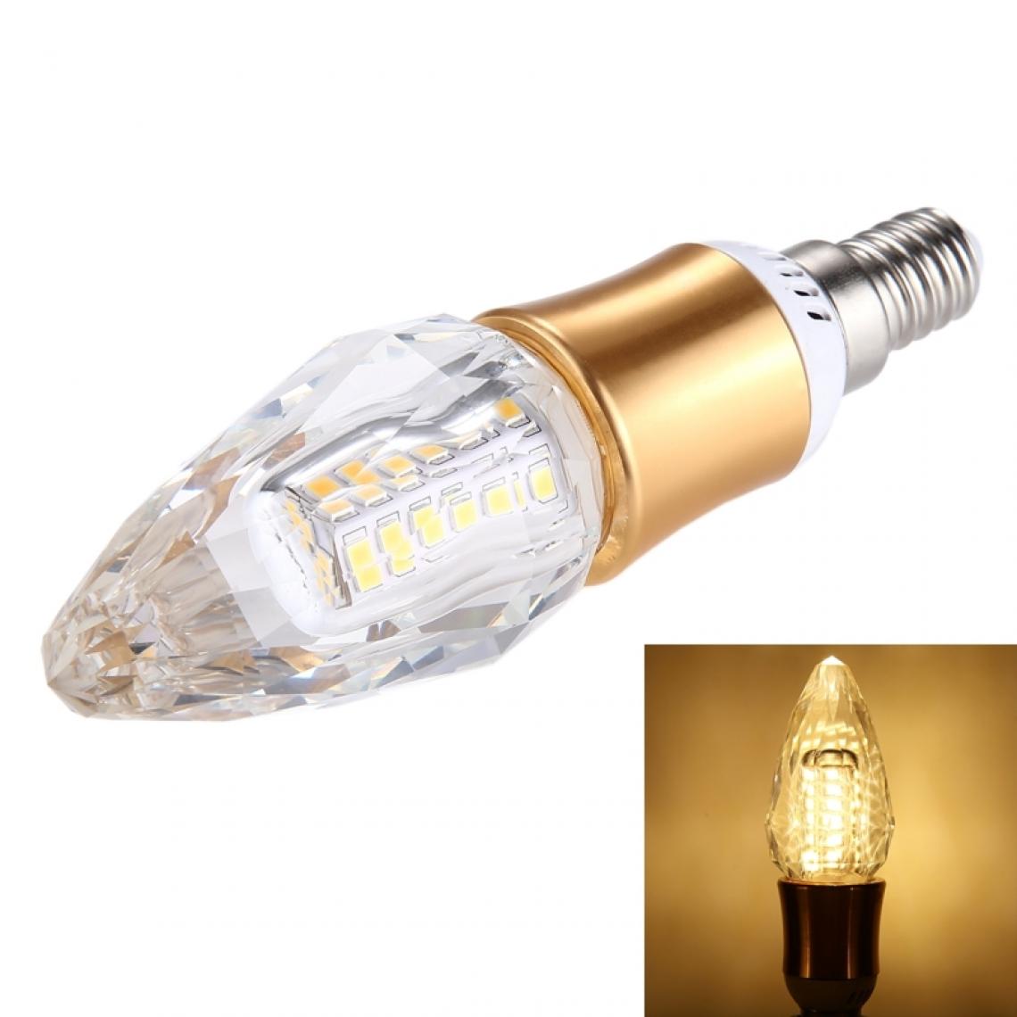 Wewoo - Ampoule blanc [86-265V] E14 5W 40 LEDs SMD 2835 K5 Cristal + Céramique Économie d'énergie Maïs Chaud - Ampoules LED