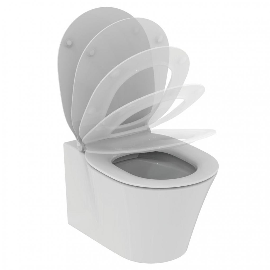 Ideal Standard - Ideal Standard - WC suspendu rimless avec fixation invisible Blanc - Connect Air - WC