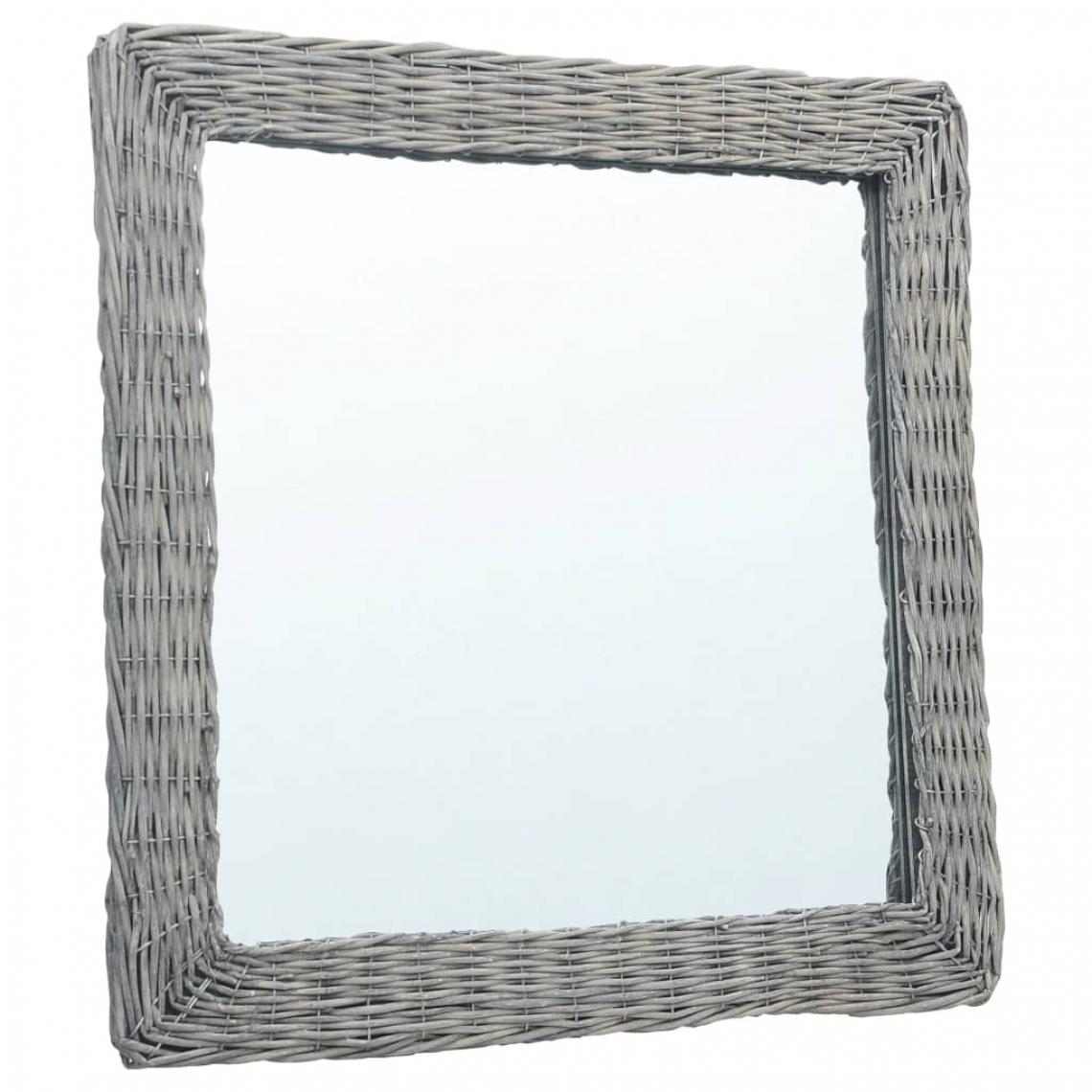 Icaverne - Icaverne - Miroirs categorie Miroir 60x60 cm Osier - Miroir de salle de bain