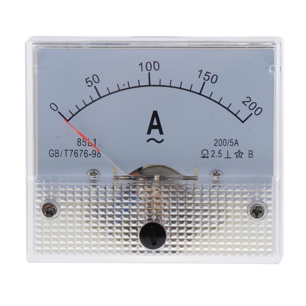 marque generique - AC 85L1 Analog Panel Actuel Ampère Ampèremètre Jauge Ampèremètre 0-200A - Jauges d'épaisseur, pieds à coulisses