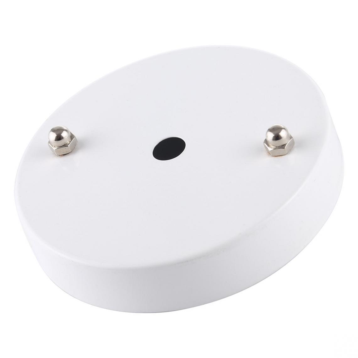 Wewoo - Support de lampe accessoires de lustre rond plaque de base de plafond 10cm - Douilles électriques
