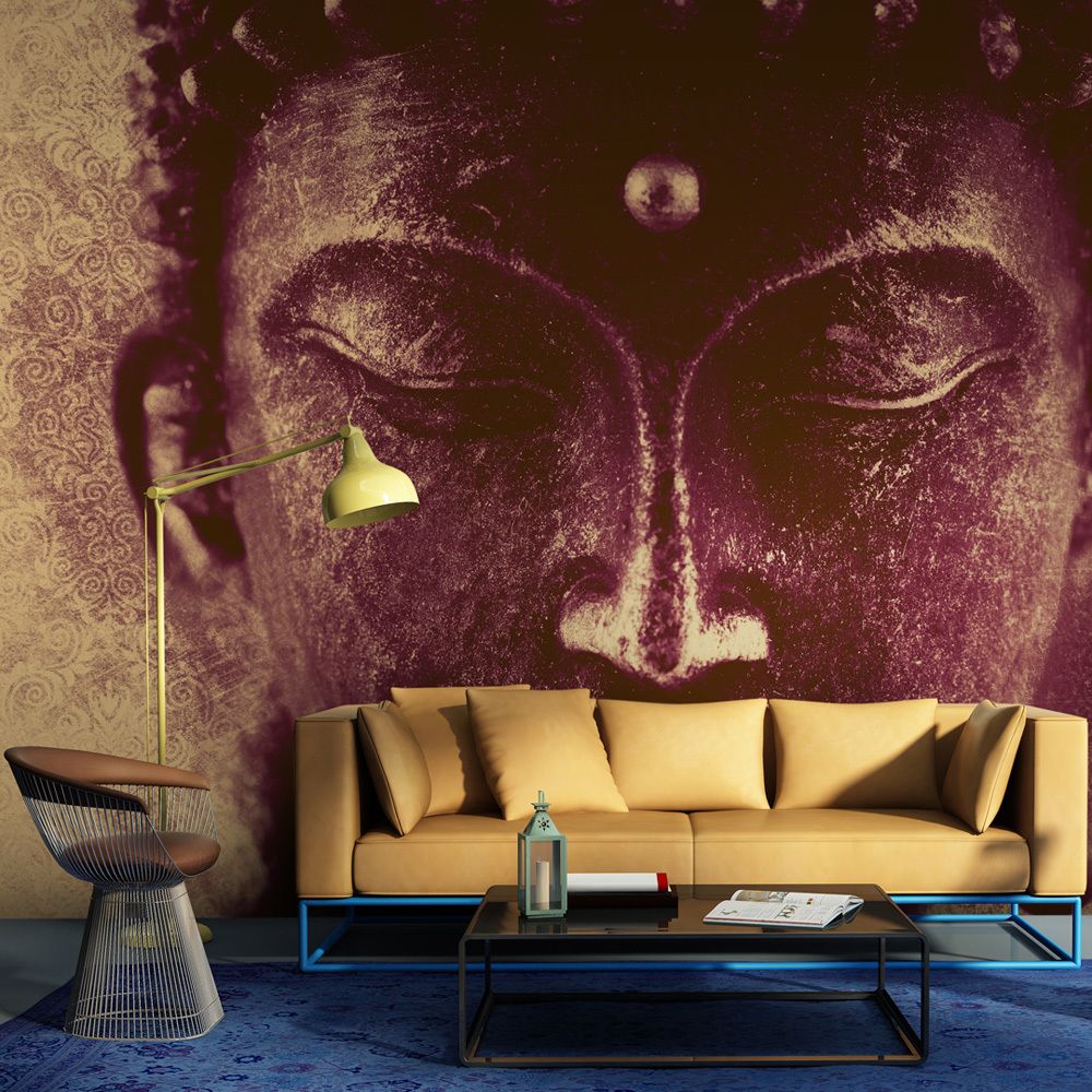 marque generique - 200x154 Papier peint Orient Distingué Buddha en méditation - Papier peint