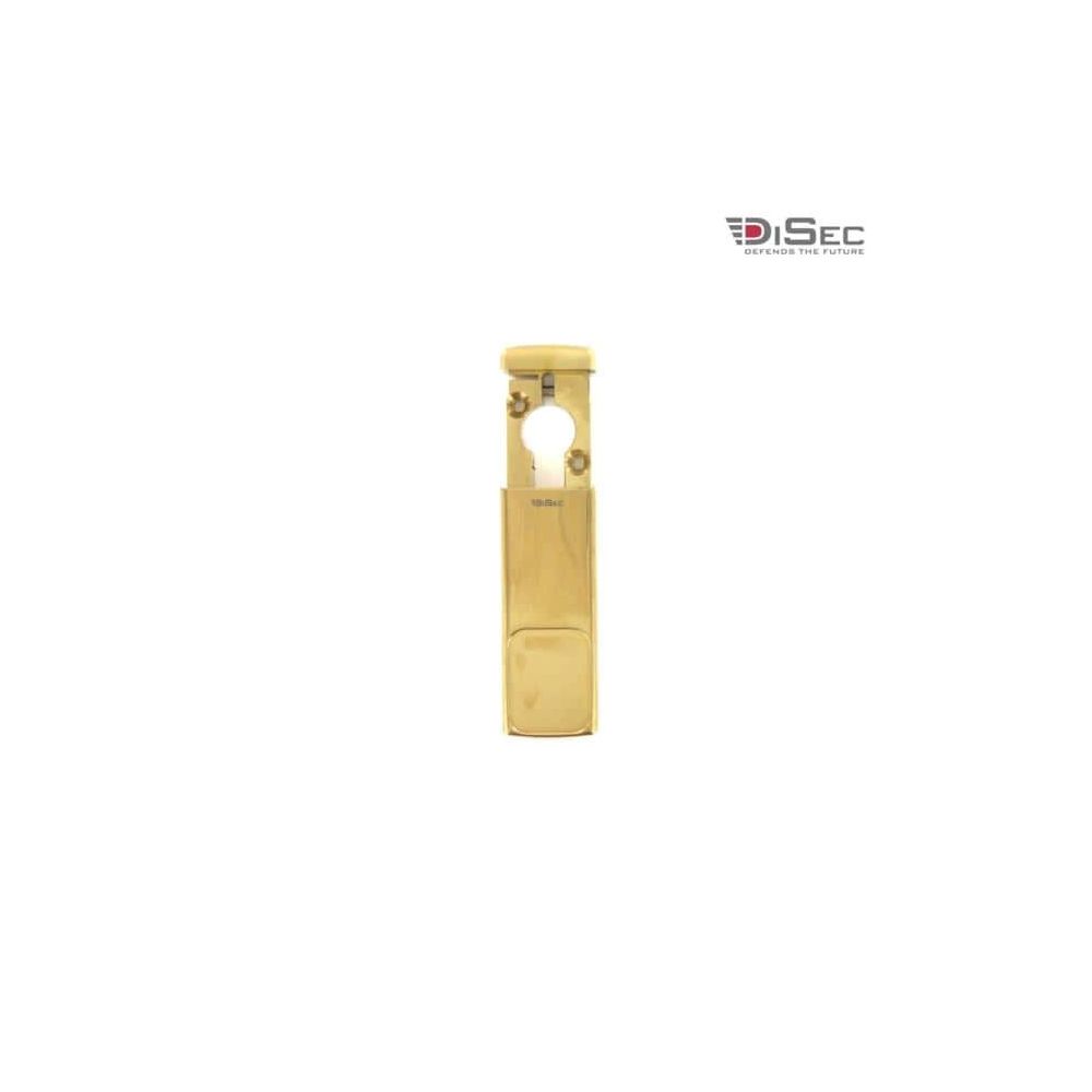 Disec - Protection magnétique DISEC pour cylindre européen - laiton brillant MG030FOL - Cylindre de porte