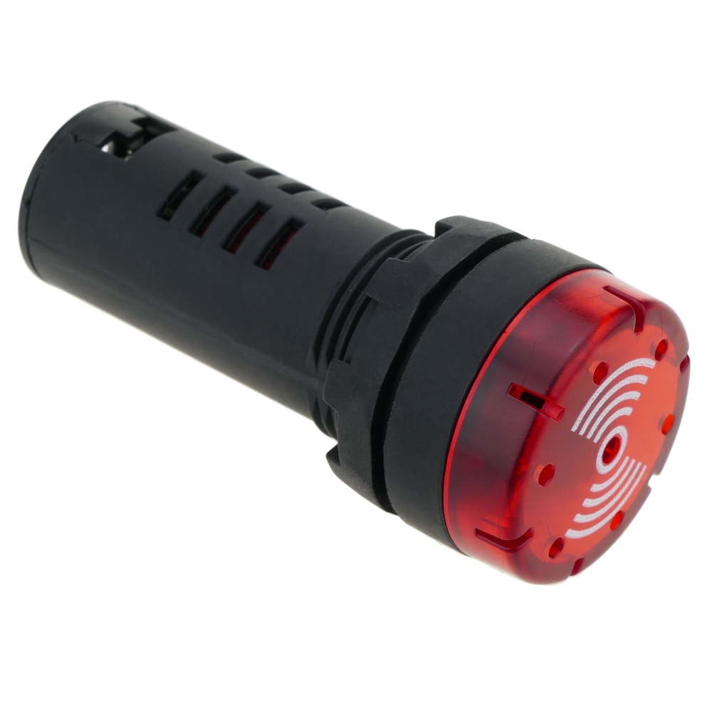 Bematik - Buzzer 22mm 220 VAC pour panneaux de commande signal sonore rouge - Interrupteurs et prises étanches