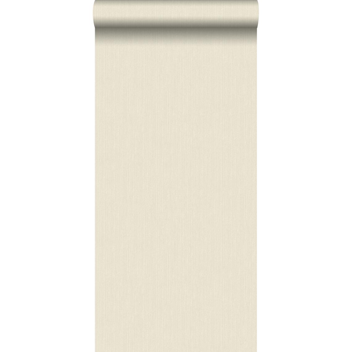 ESTAhome - ESTAhome papier peint texture denim jeans beige - 137732 - 53 cm x 10,05 m - Papier peint