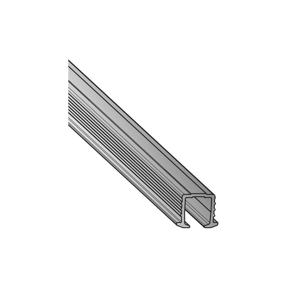 Hettich - Rail de roulement sysline encastrable simple - Longueur : 2000 mm - Matériau : Aluminium - HETTICH - Système coulissant