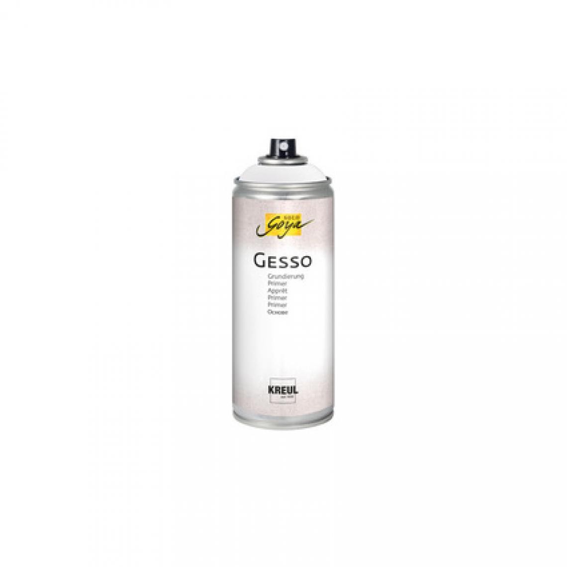 Kreul - KREUL Apprêt acrylique SOLO Goya Gesso, blanc, spray 400 ml () - Outils et accessoires du peintre
