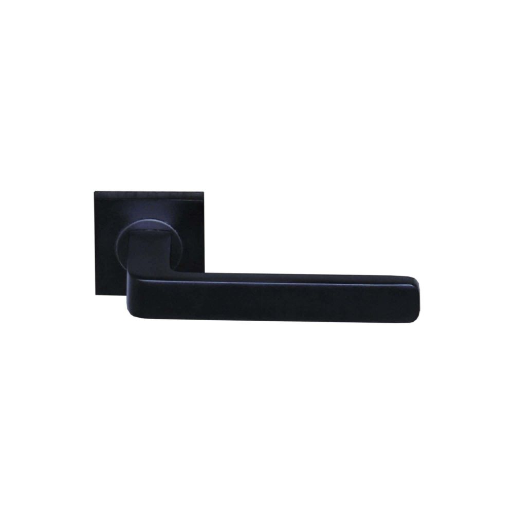 marque generique - Poignées de porte modèle Soho - aluminium anodisé noir x2 - Poignée de porte