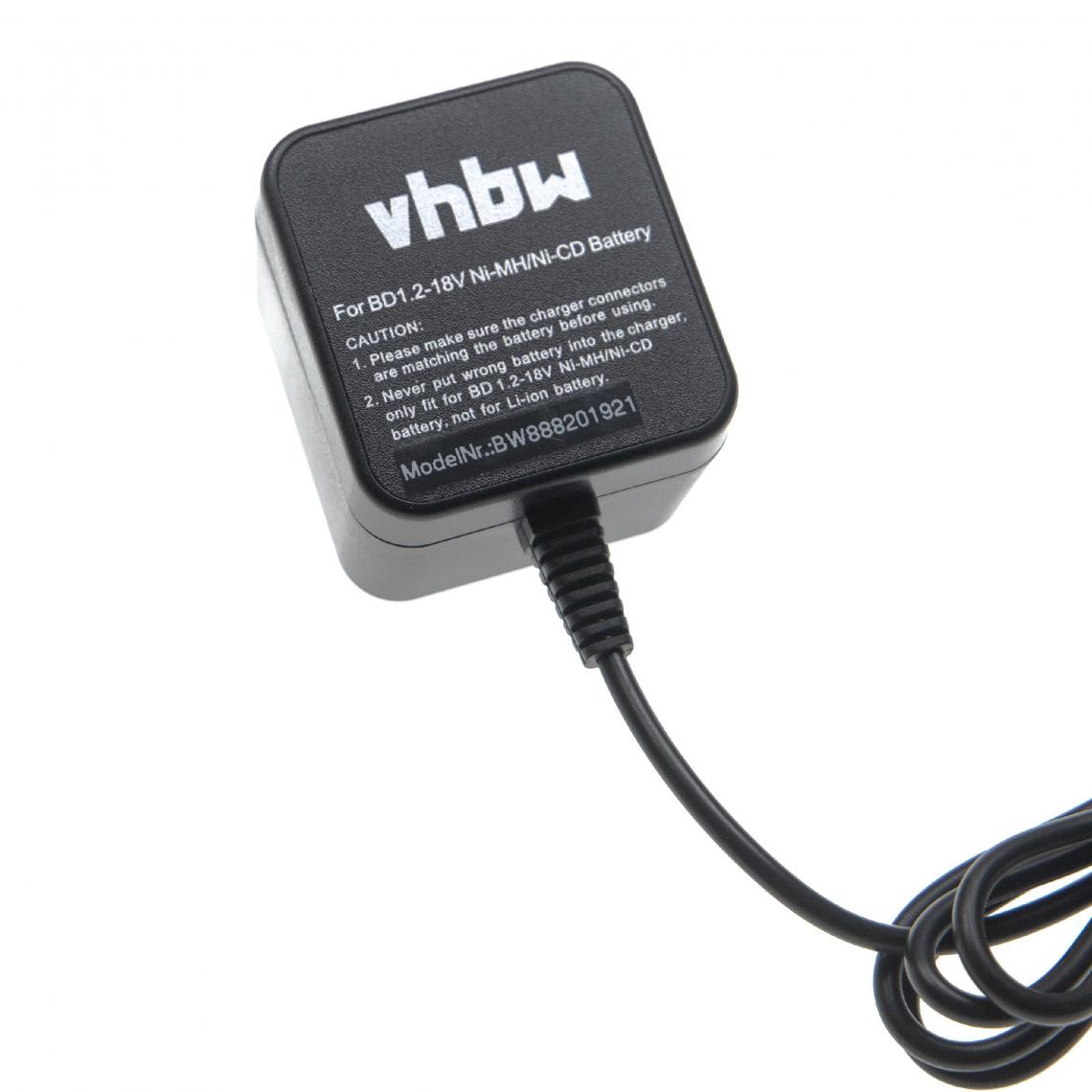 Vhbw - vhbw Chargeur compatible avec Black & Decker Versapak VP660, VP720, VP7221, VP7240, VP7251, VP7251C, VP730 batteries Ni-Cd, NiMH d'outils - Accessoires vissage, perçage