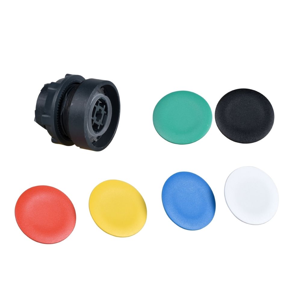 Schneider Electric - tête bouton poussoir - affleurant - multi couleur - schneider zb5aa9 - Autres équipements modulaires