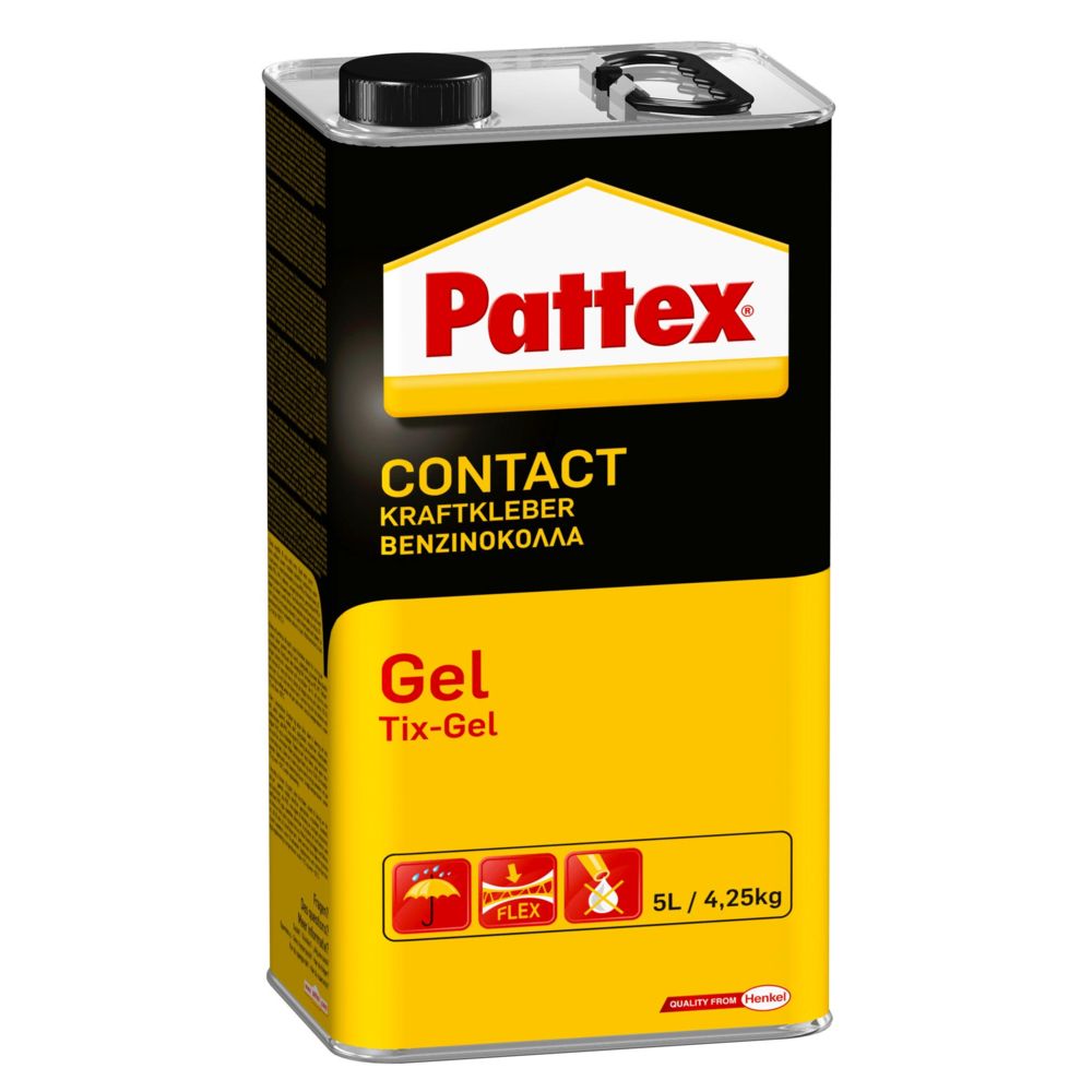 Pattex - Colle contact gel PATTEX - bidon 4.25 kg - 1419285 - Colle & adhésif