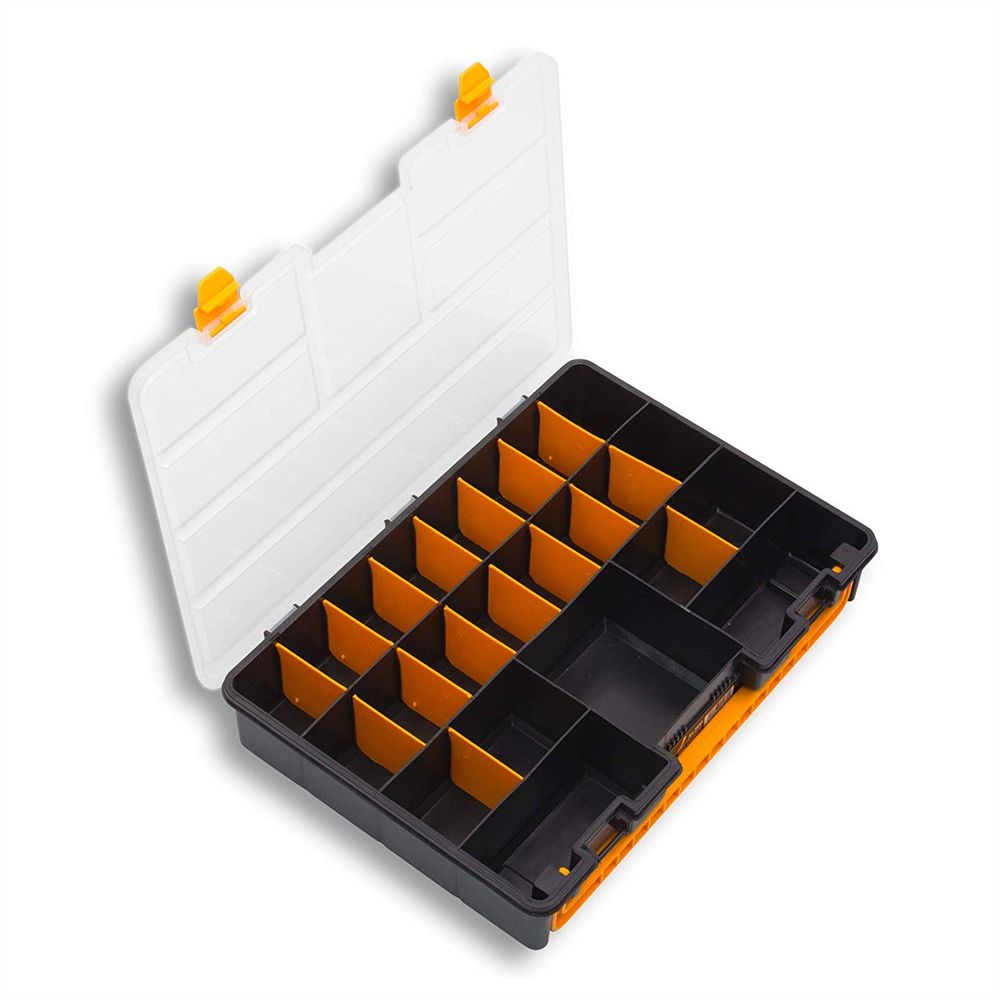 marque generique - Coffre à outils petites pièces avec 23 compartiments écrous vis - Boîtes à outils