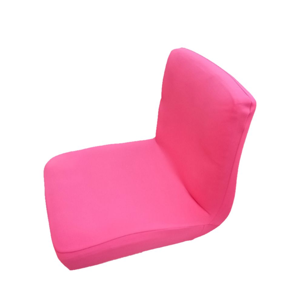 marque generique - Spandex extensible faible court dossier de chaise couverture de tabouret de bar rose rouge - Tiroir coulissant