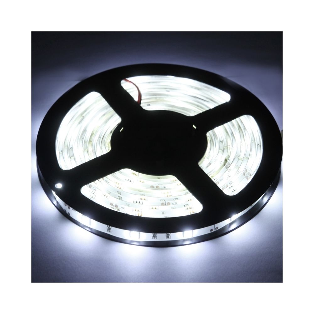 Wewoo - Ruban LED Waterproof Epoxyde Lumière blanche imperméable de corde de la 5050 SMD époxyde, 30 / M, longueur: 5M - Ruban LED