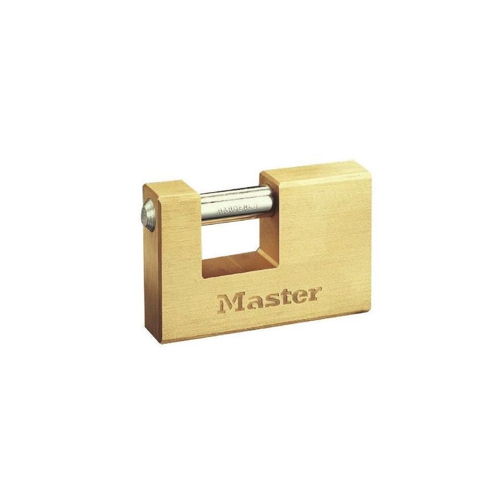 Master Lock - Master Lock 608EURD Cadenas rectangulaire en laiton 85 mm - Verrou, cadenas, targette