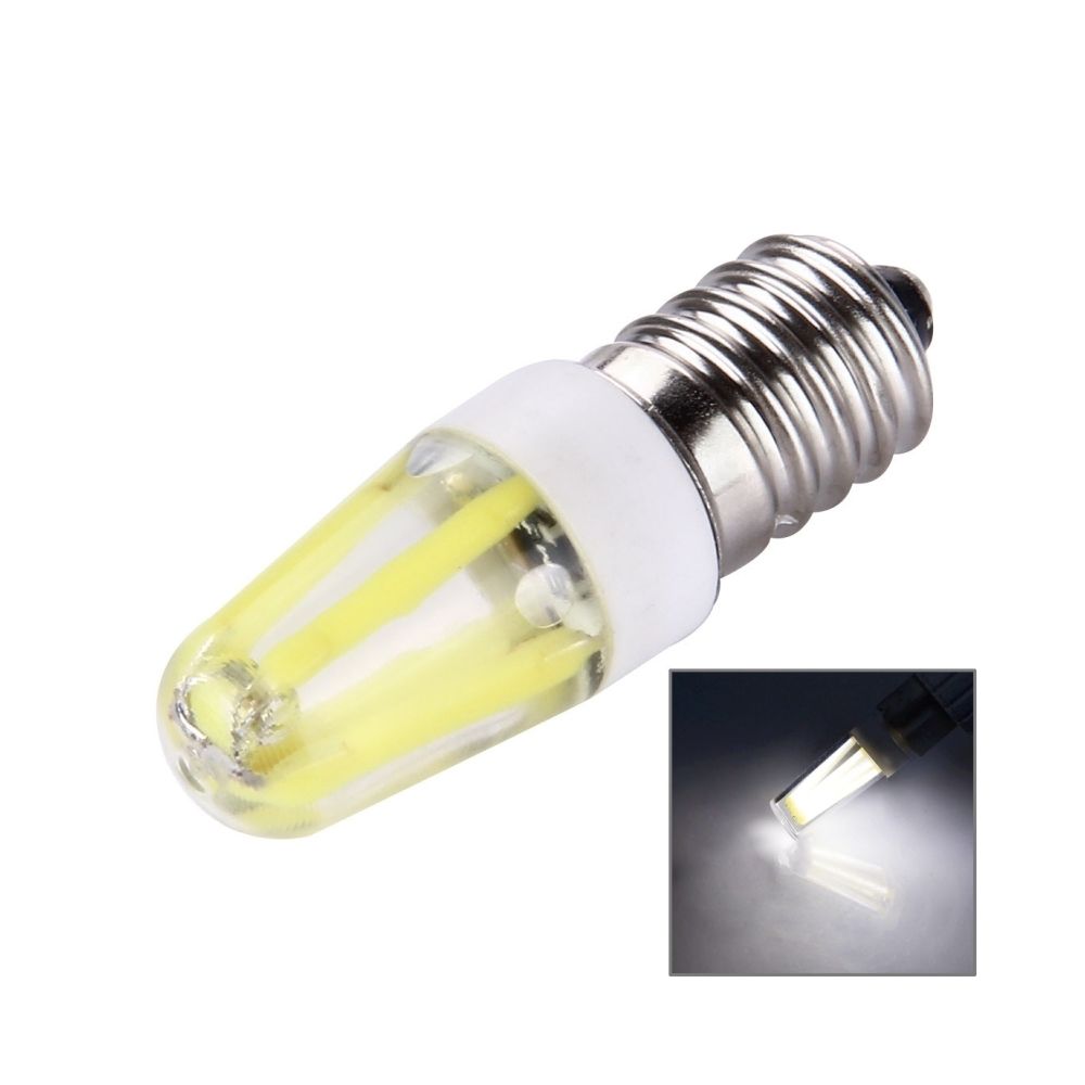 Wewoo - Ampoule pour Halls, AC 220-240 V Lumière Blanche E14 2W PC Matériel Dimmable 4 LED Filament - Ampoules LED