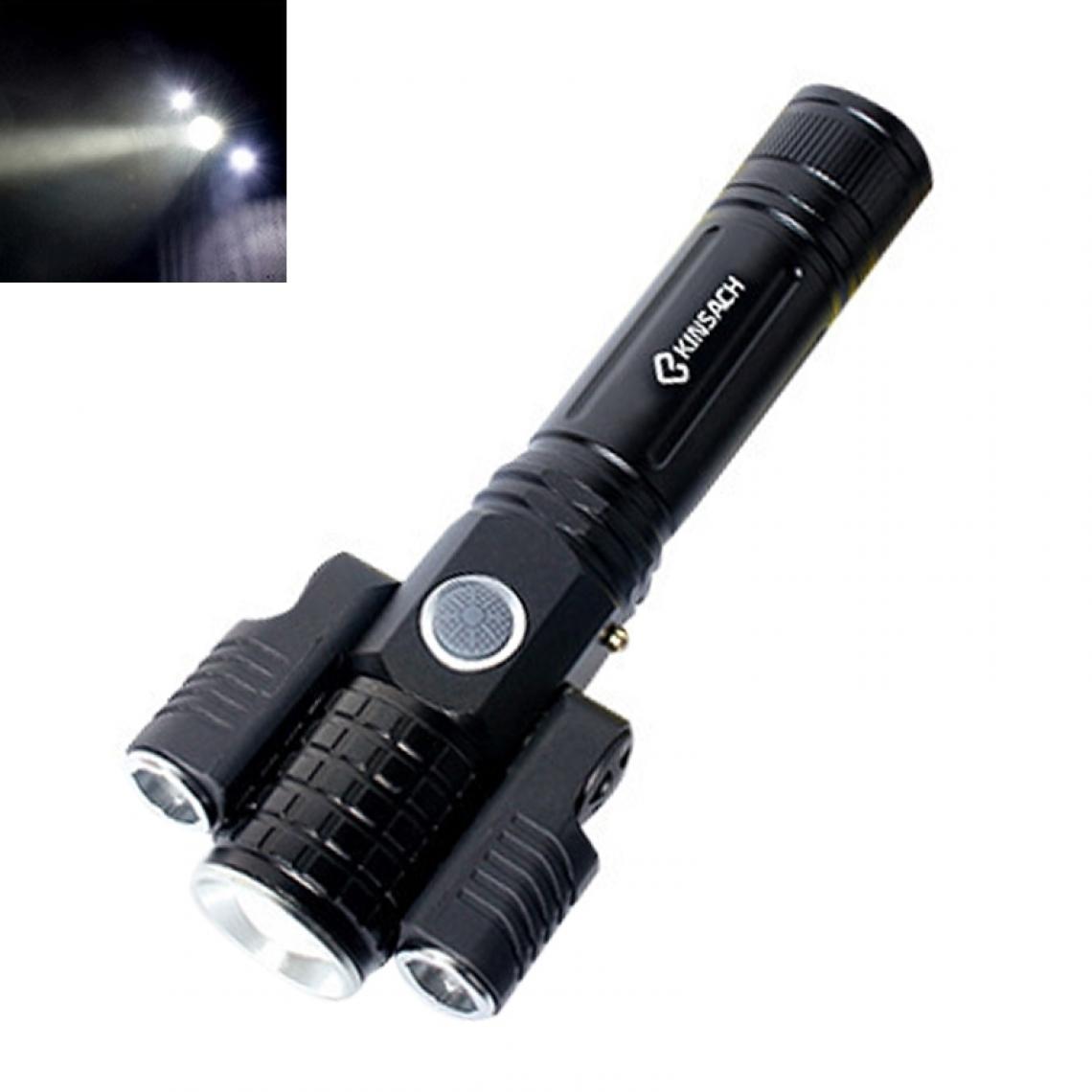 Wewoo - Lampe torche LED KS-738 de poche à DEL avec zoom T6 + XPE, étanche, 4 modes - Lampes portatives sans fil