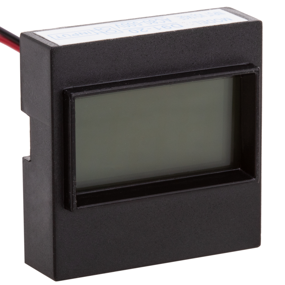 Bematik - Écran LCD à 3 chiffres avec voltmètre 80-500V pour panneau noir 40x40x12mm - Appareils de mesure