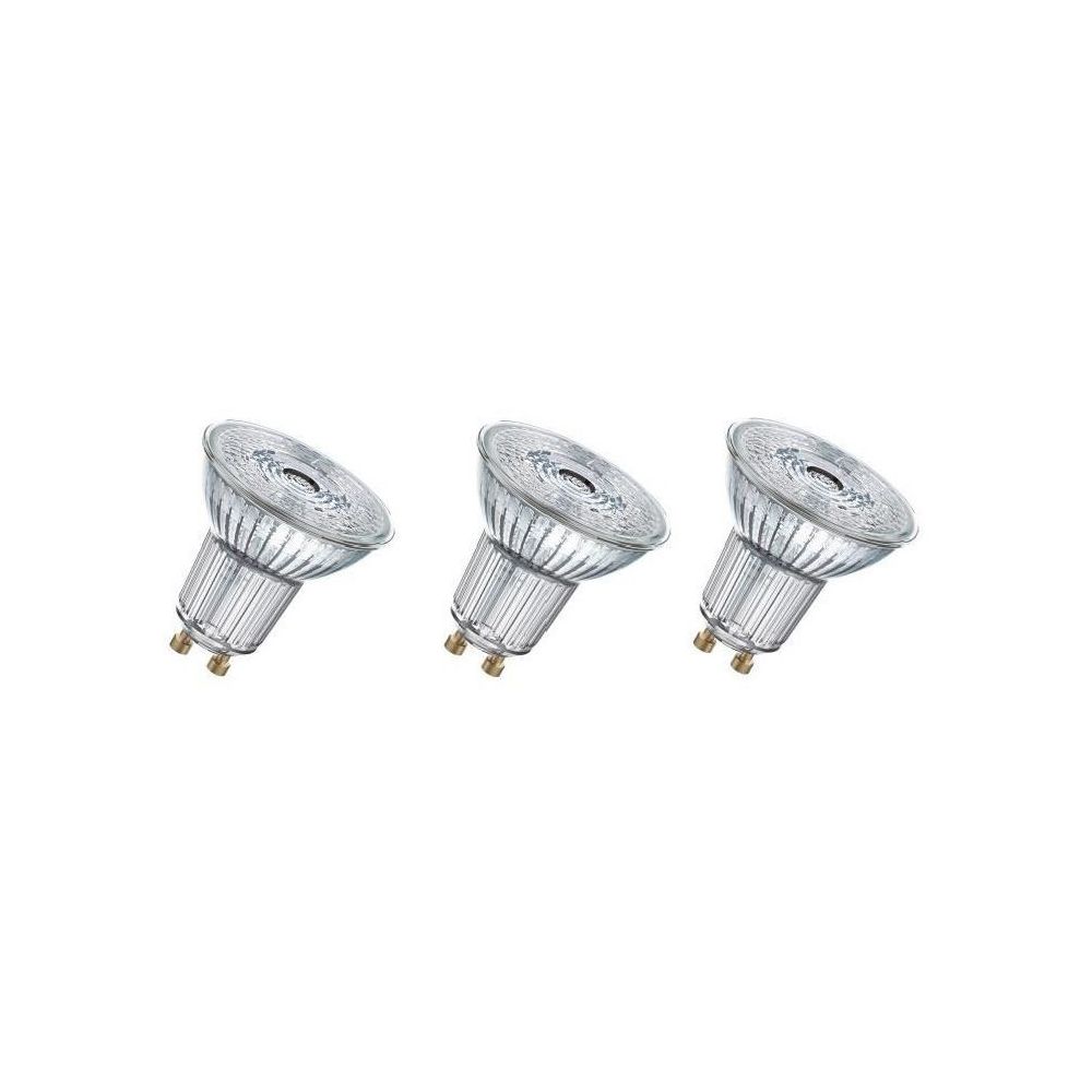 Osram - OSRAM Lot de 3 Ampoules Spots LED PAR16 GU10 4,3 W équivalent a 50 W blanc chaud - Ampoules LED