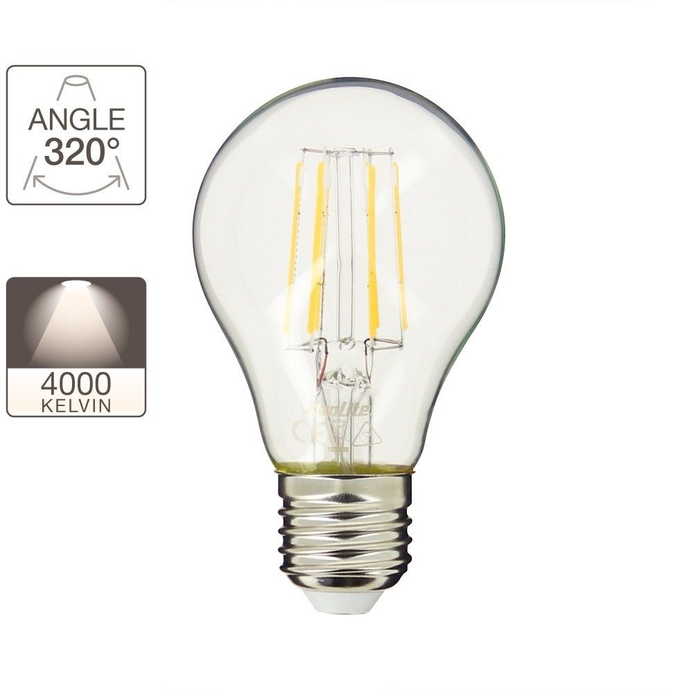But - Ampoule éclairante LED 6W équiv 60W 806lm E27 Transparent - Ampoules LED