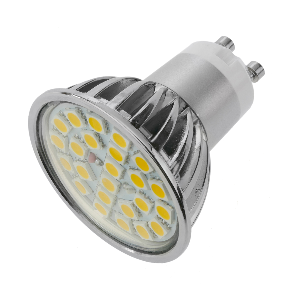 Bematik - SMD 230VAC Ampoule LED GU10 4W 120° 50mm lumière chaude - Ampoules LED