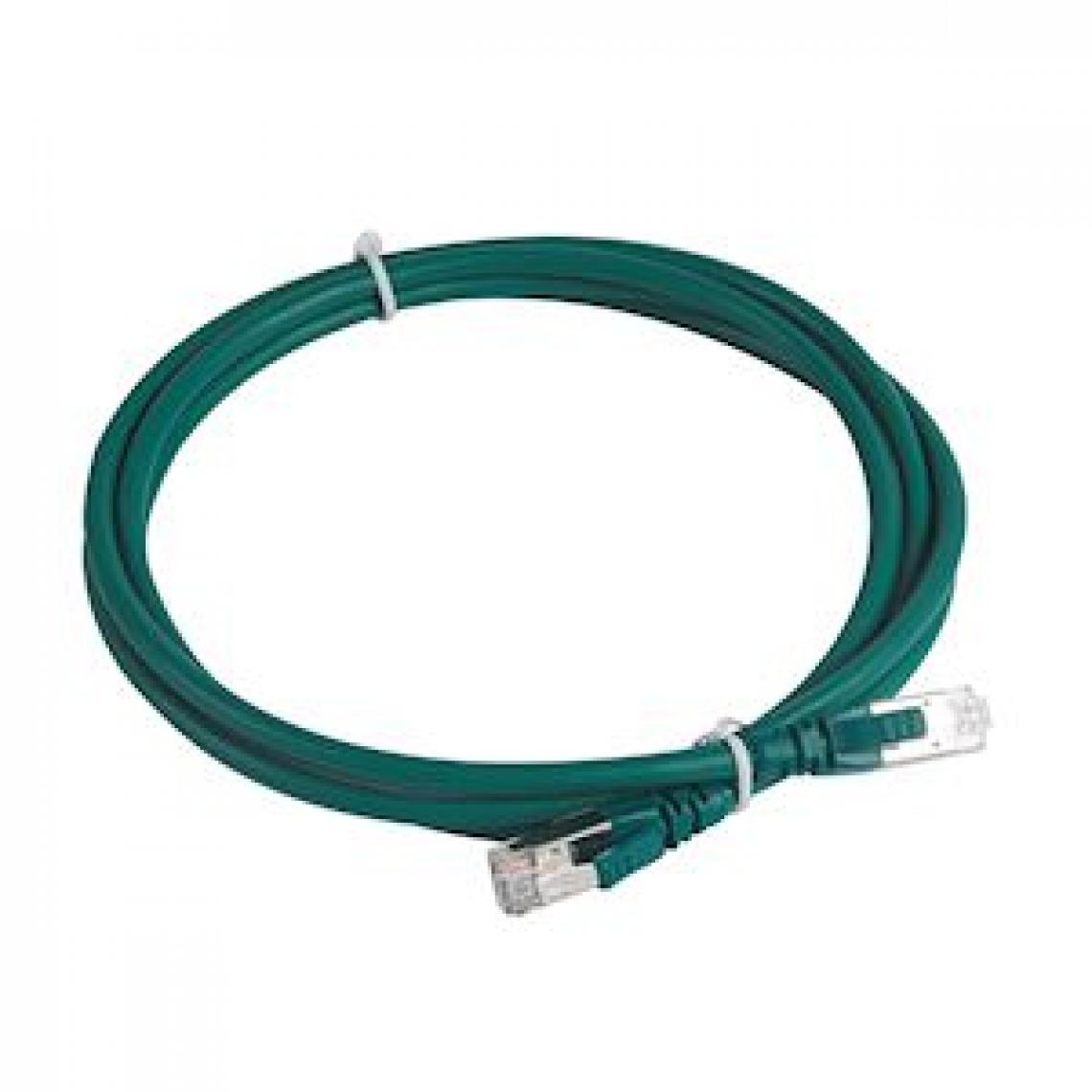 Legrand - cordon de brassage rj45 - c6a - s/ftp - vert - 2 mètres - legrand 051867 - Fils et câbles électriques