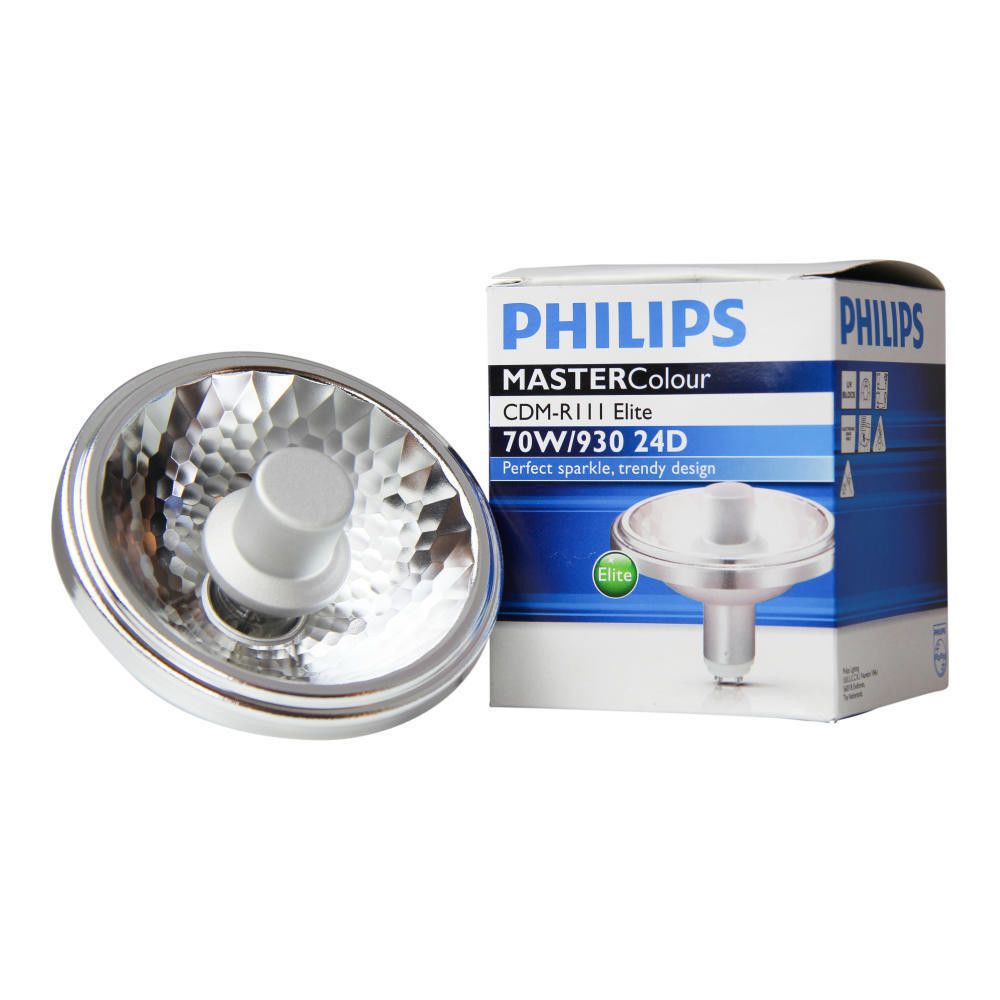 Philips - Philips 689706 - Ampoule GX8.5 MASTERColour CDM-R111 Elite 70W 930 24D - Blanc Chaud - Ampoules LED