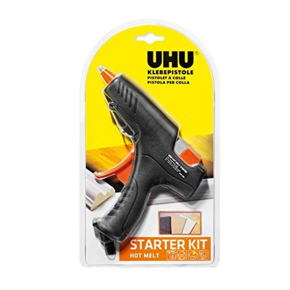 Uhu - UHU Pistolet de collage à chaud Hot Melt kit de démarrage - Colles et pistolets à colle