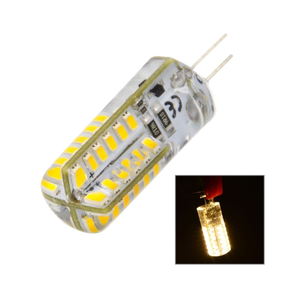 Wewoo - Ampoule G4 3.5W lumière blanche chaude 170LM 48 LED SMD 3014 de maïs de maïs, DC 12V - Ampoules LED