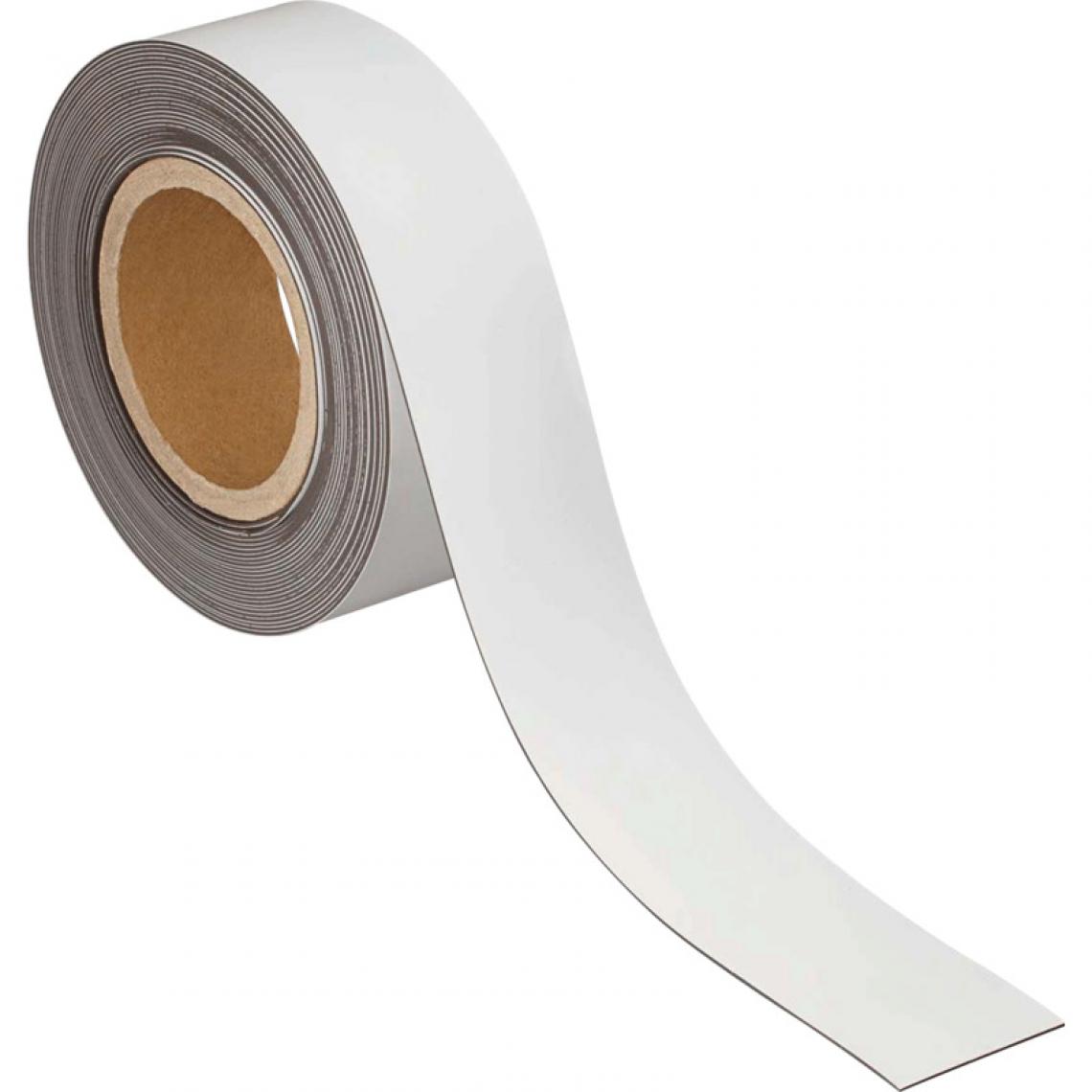 Maul - MAUL Ruban magnétique, 50 mm x 10 m, épaisseur: 1 mm, blanc () - Visserie